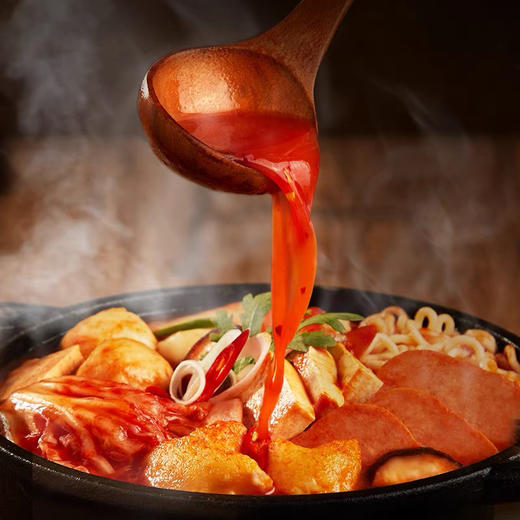 希杰必品阁韩式自热小火锅泡菜年糕部队火锅自助方便速食自热火锅 商品图5