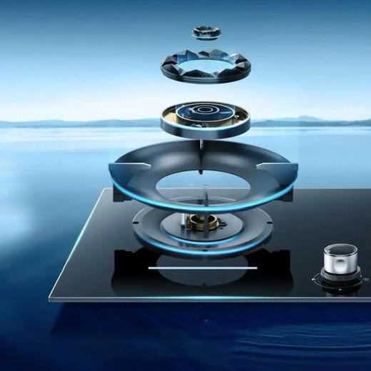 老板（Robam）5.2KW大火力燃气灶 71%热效率 快速定时 可调节安装底座 可拆卸炉头JZT-9B315 商品图6