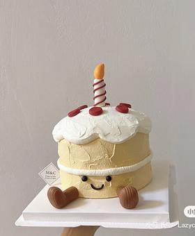 【臻品系列】---半翻糖【Jellycat】蛋糕