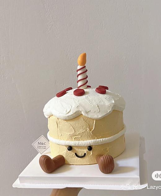 【臻品系列】---半翻糖【Jellycat】蛋糕 商品图0