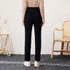 EITIE爱特爱高腰修身黑色简约保暖羽绒休闲裤通勤大方冬新款D2205005 商品缩略图4