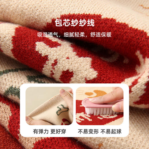 【软糯厚实包芯纱】柿柿如意毛衣PDMY2236 商品图4