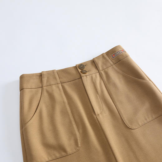 谜底2022冬季新款合身H型中长款半身裙高腰显瘦时尚通勤224MB1612 商品图3