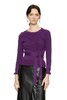 AVA 紫色修身束腰上衣 5659 商品缩略图0