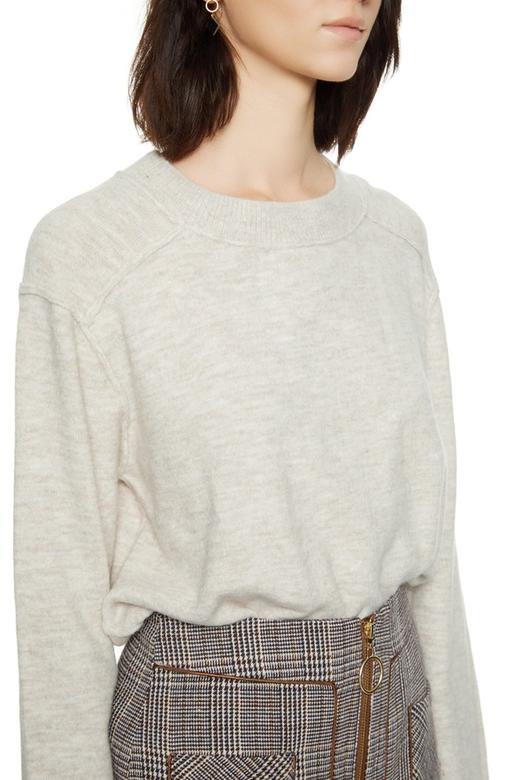 AUGUST 1 EIGHT 奶油色休闲百搭毛衫 4285 商品图3