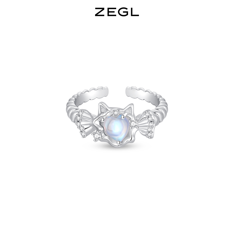 ZEGL设计师猫猫杂货铺系列猫咪戒指