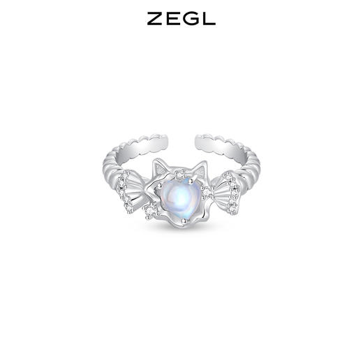 ZEGL设计师猫猫杂货铺系列猫咪戒指 商品图0