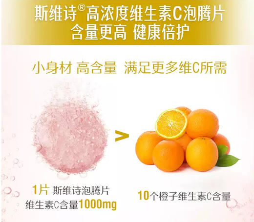 Swisse维生素C泡腾片抵抗力抗感冒美白抗衰草莓味 墨姐澳洲代购 商品图3