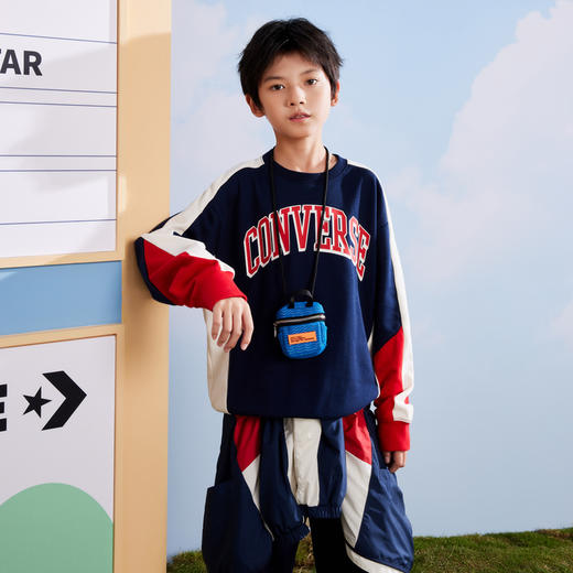 CONVERSE 春 大童小童 卫衣套装 CNVB-T8-D699 商品图1