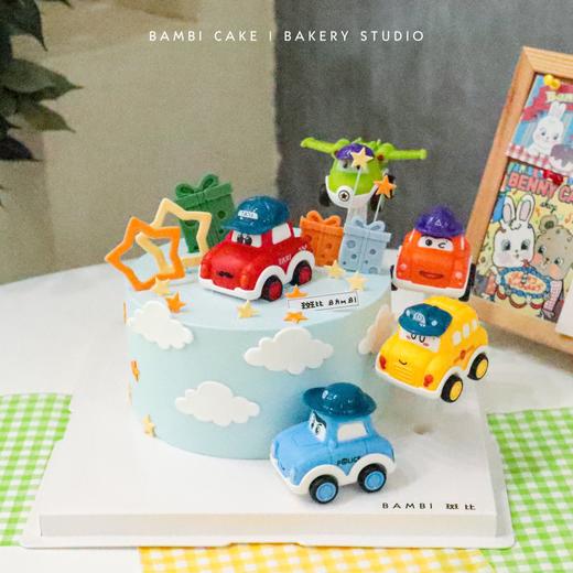 Q版卡通车车蛋糕 商品图0