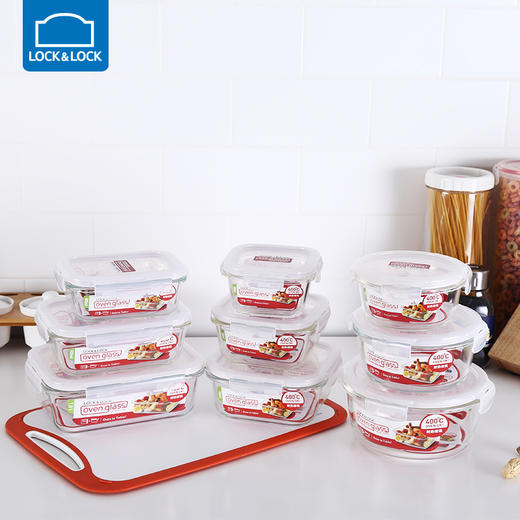 乐扣乐扣玻璃保鲜盒饭盒便当盒宝宝辅食上班族微波炉冰箱收纳 商品图3
