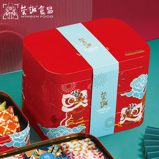 荣诚火热唐人街1165g过年年货小零食置办走亲戚春节送大礼包礼盒 商品图0