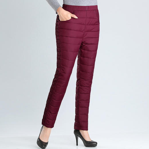 羽绒裤保暖冬季妈妈外穿高腰加厚大码修身显瘦 商品图6