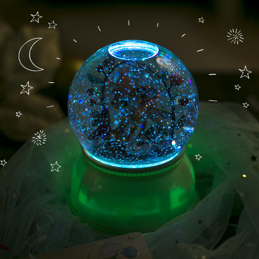 Djeco水晶球夜灯 来自法国的浪漫节日气氛组必备品（买水晶球，送手办） 商品图6