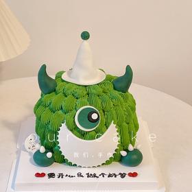 绿色小恶魔蛋糕(色素重介意慎拍)-低糖处理无添加