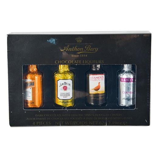 爱顿博格酒心巧克力4支装 62g/盒 商品图0