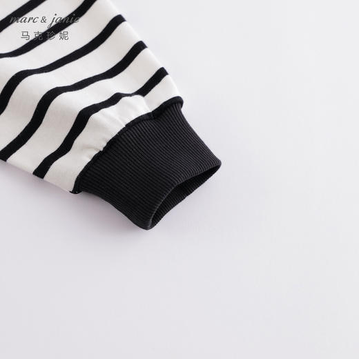 【打折】马克珍妮春装新款 男童假两件连帽卫衣 儿童上衣230103 商品图4