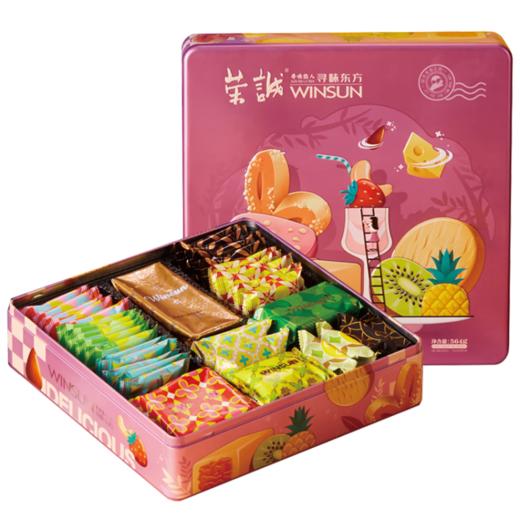荣诚（Winsun）年货礼盒 曲奇蛋卷酥饼糕点礼盒 休闲零食大礼包 团购优惠 寻味旅人-寻味东方564g 商品图6