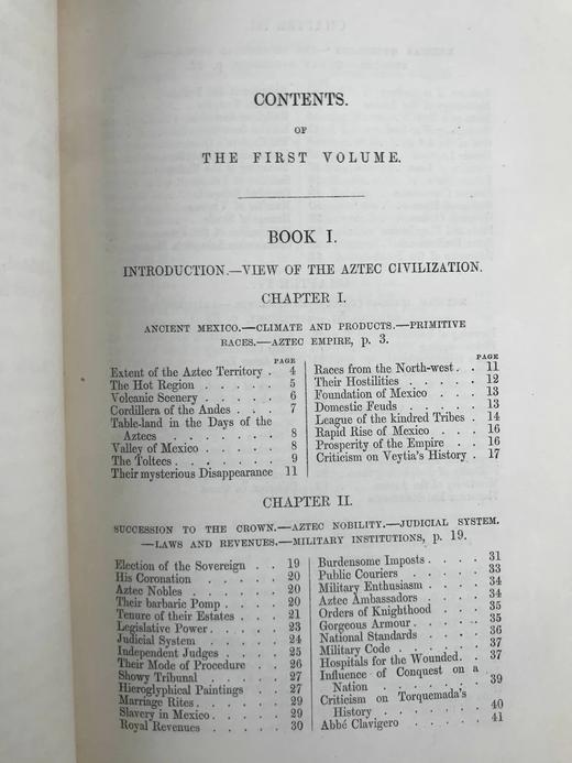 札尼斯朵夫工坊特装本！含藏书票！1865年 普雷斯科特《墨西哥征服史》（全2卷） 1幅肖像插图 全真皮精装大32开 商品图7