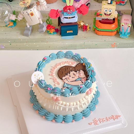 情侣纪念日/周年纪念日复古手绘蛋糕-低糖处理无添加 商品图6