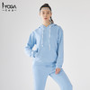IYOGA珍珠绒长袖卫衣绒感保暖宽松遮肉显瘦落肩设计显窄肩罗纹下摆收腰T052+KS-003 商品缩略图0
