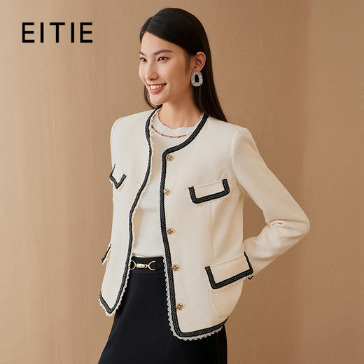 EITIE爱特爱春季新款女装时尚气质小香风外套6903603 商品图0