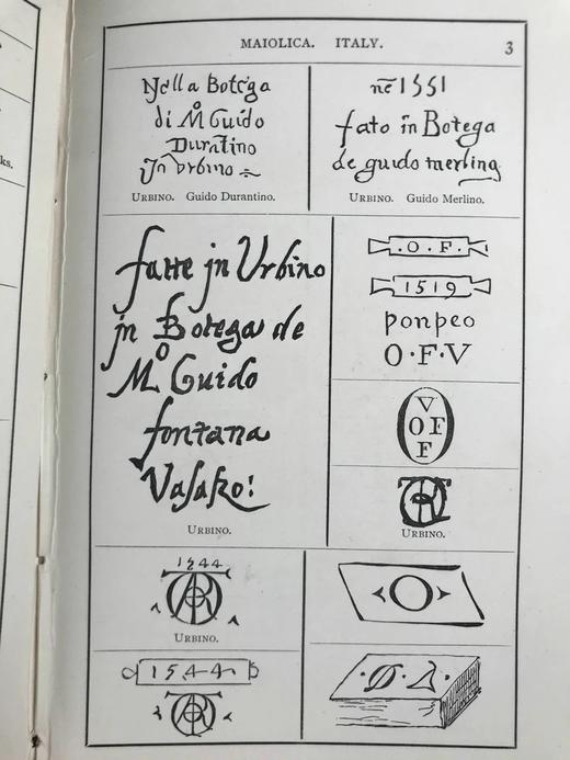 1898年 陶瓷器字母标记收藏者手册 3500余种标记 漆布精装32开 商品图13