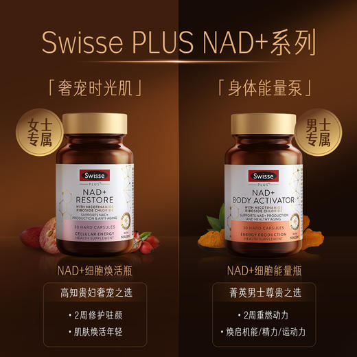 Swisse PLUS NAD+焕活瓶 30粒 商品图3