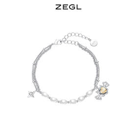 ZEGL设计师猫猫杂货铺系列爱心珍珠手链