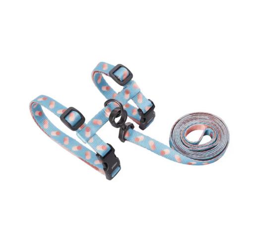 「pidan猫咪牵引绳套装」猫咪H型背带 遛猫绳 防挣脱猫链子 宠物用品 商品图5