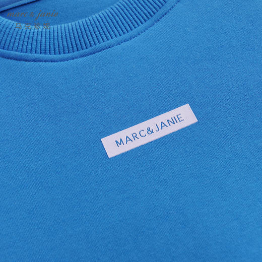 【3D空气棉】马克珍妮春装新款 男女童宽松落肩卫衣230029 商品图4