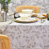 龟背竹系列长方形桌布浮雕印花精致台布 商品缩略图2