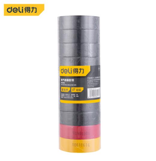 得力DL5264绝缘胶带10卷(混色) 商品图0