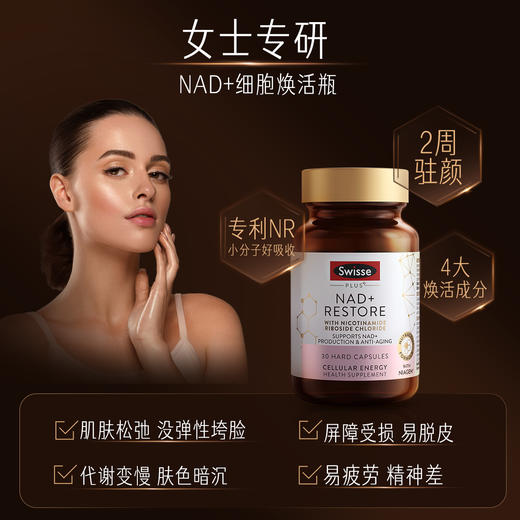 Swisse PLUS NAD+焕活瓶 30粒 商品图5