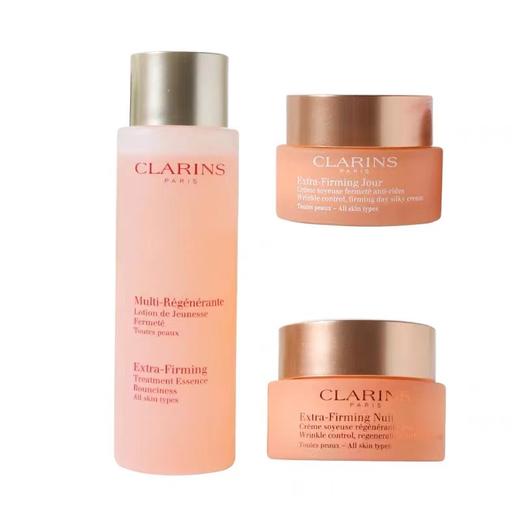 娇韵诗焕颜弹力早晚霜抗皱面霜弹簧胶原回弹提拉紧致精华水组合 商品图3