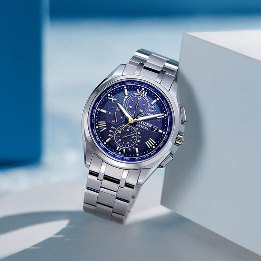 西铁城/CITIZEN新品空中之鹰系列舒博钛时尚情侣男表AT8240-74L 商品图6