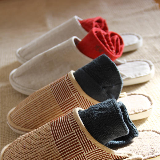 麻+汉麻袜 暑红圣诞组合 商品图1