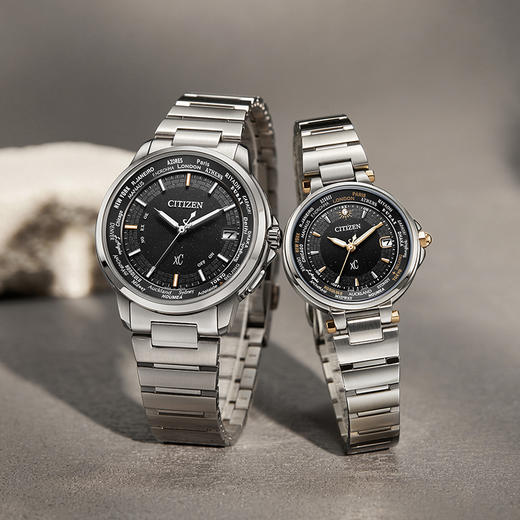 西铁城xC系列Xc系列多局电波情侣男表CB1020-62H 商品图3