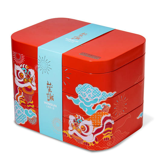 荣诚火热唐人街1165g过年年货小零食置办走亲戚春节送大礼包礼盒 商品图4