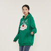 谜底2022冬新款时髦百搭宽松H型中长款卫衣女圣诞节绣花224MV1578 商品缩略图3