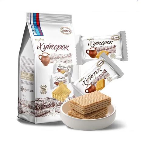 408g阿孔特农庄牛奶威化饼干 商品图0