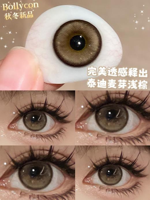 麦芽浅棕（硅水凝胶）14.2mm 着色13.4【年抛】500/550/600/650/750度缺货 商品图0