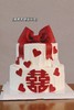 蛋糕定制—双层喜字蛋糕 商品缩略图0