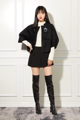 ELLA JADE 高档毛绒开衫外套 11036