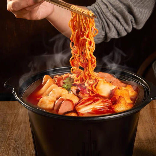 希杰必品阁韩式自热小火锅泡菜年糕部队火锅自助方便速食自热火锅 商品图4
