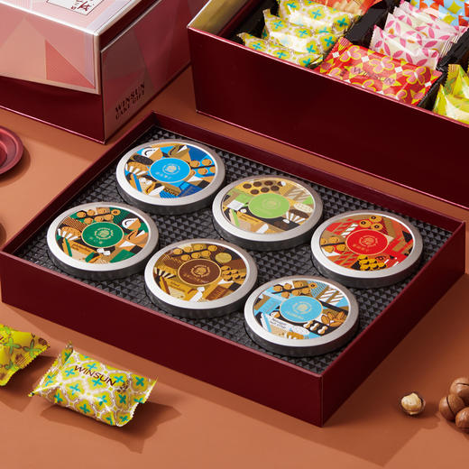 荣诚梦幻塔奇拉年货礼盒坚果杏仁酥鸡蛋卷蝴蝶酥综合果仁牛轧糖果 商品图2