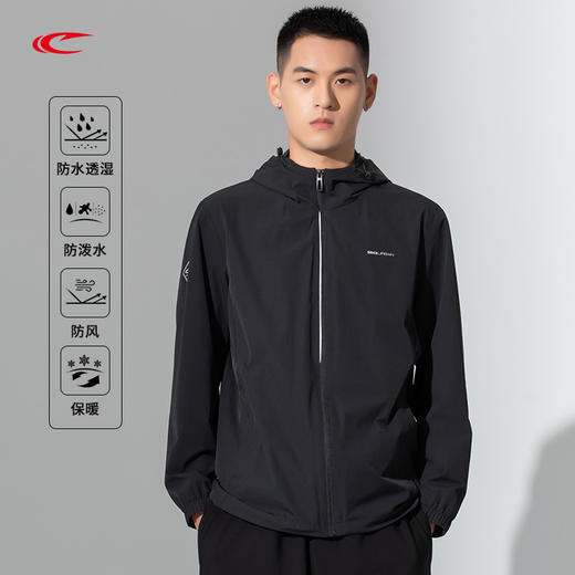 【线下同款 经典纯色 休闲运动皆宜】赛琪薄款男士运动风衣212007 商品图2