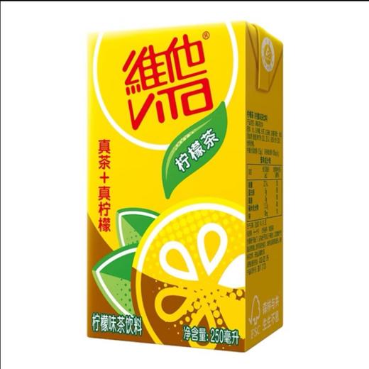 维他柠檬茶盒装250ml 商品图0