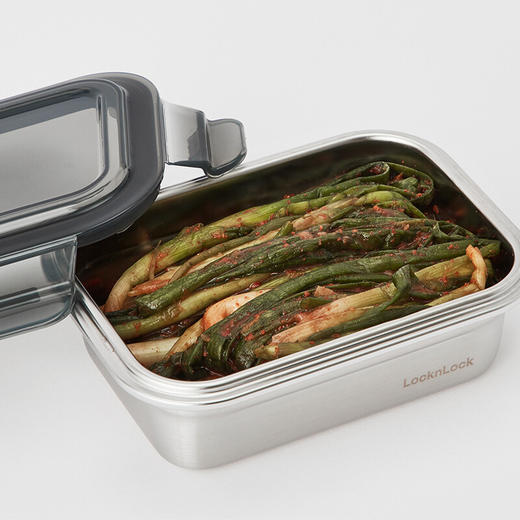 乐扣乐扣保鲜盒304不锈钢食品收纳密封水果便当盒便携冰箱专用 商品图5