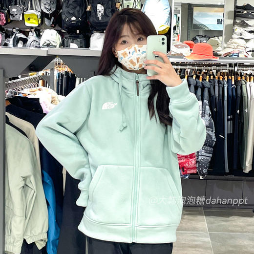 THE NORTH FACE 北面羊羔毛抓绒外套男女同款连帽款 商品图0